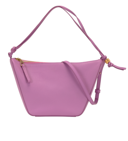 Mini Hammock Hobo, &pound;1,100, Handbags, Purple, Leather, Front view